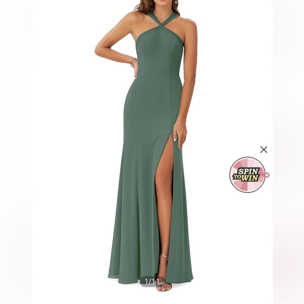 Eucalyptus azazie rue dress